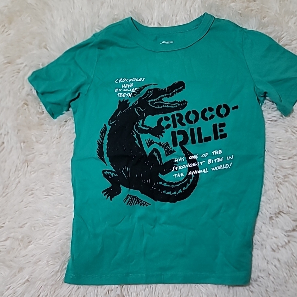 OshKosh B'gosh Green crocodile T-Shirt, Boys Size 8